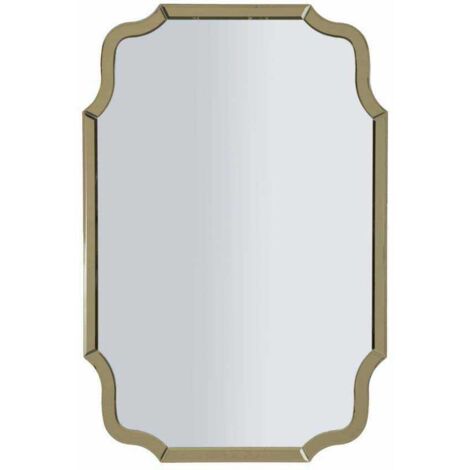 Miroir en MDF doré Istanbul 60 x 1 x 90 cm (1/4)