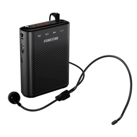 Fonestar speaker-30 amplificateur portable pour la taille avec microphone et enregistreur usb/microsd/mp3.