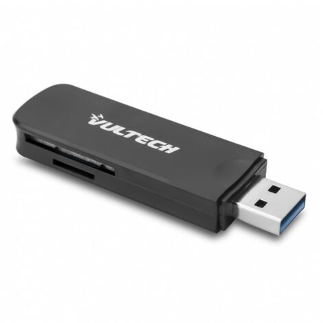 Vultech CRX-02USB3 lecteur de carte mémoire USB 3.2 Gen 1 (3.1 Gen 1) Type-A Noir (1/3)