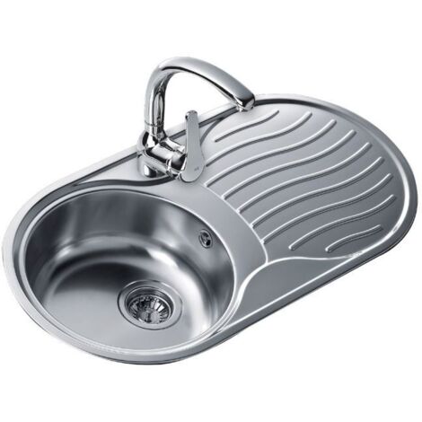 Fregadero Encastrado DR-80 1S1E 84 x 44 Inox - Teka (1/5)