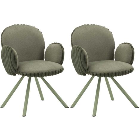 Fauteuil en tissu côtelé Stockholm (Lot de 2) (1/4)