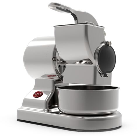 Râpe électrique professionnelle en acier inoxydable – 450W – Pour fromage dur, pain, fruits secs – Couleur argent – R.G.V. (1/5)
