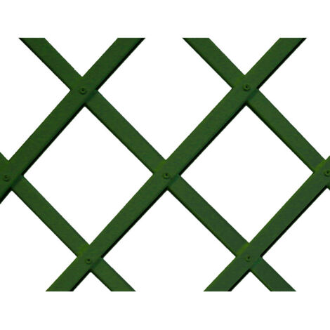 Trelliflex treillis plastique 0,5x1,5m profilé à lattes vert 22x6mm nortene. (1/3)