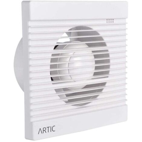 Extracteur d'air 15W – Débit 70 m3/h – Diamètre 75 mm – Corps en PC blanc – Installation rapide avec accessoires inclus – Artic (1/2)