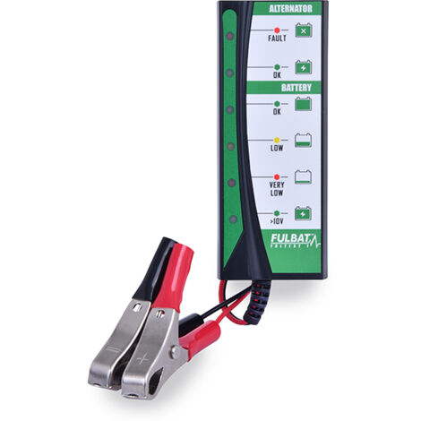 Fulbat - Testeur FULTEST1 de batterie plomb 12V et d'alternateur (1/3)