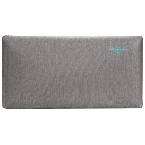 Cecotec Flow Satisfaction Pillow 70 cm. 100% mousse à mémoire de forme, fermeté moyenne-élevée, adaptabilité et confort maximum, toucher extra doux, housse gris métallisé respirante, anti-acariens et (1/3)
