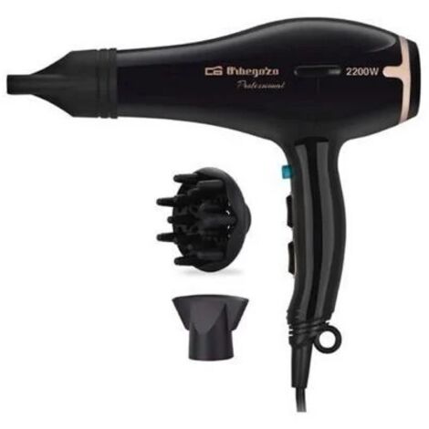 Orbegozo SE 2206 - Sèche-cheveux professionnel de, touche air froid, 2 vitesses, 3 niveaux detempérature, 2200 W (1/5)