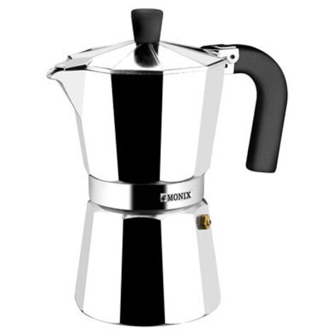 Cafetière, aluminium argenté, vitrocéramique, 1t. Monix (1/2)