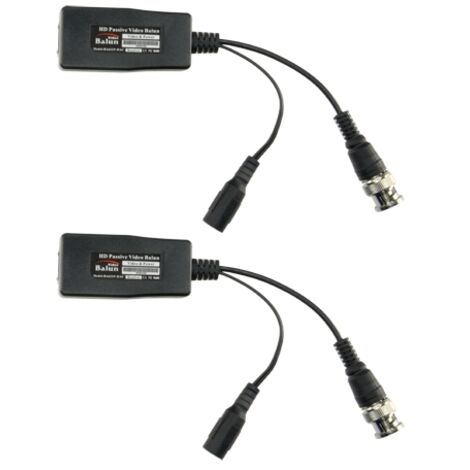 Balun Transceiver Cctv Passif 1c Tvi Cvi Vidéo et alimentation électrique Ba621p-hac (1/3)