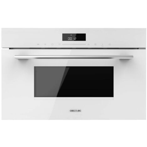 Cecotec – Four à micro-ondes encastrable 34L – 1450W – Fonction gril et décongélation – Menus automatiques – Panneau tactile - MW703800