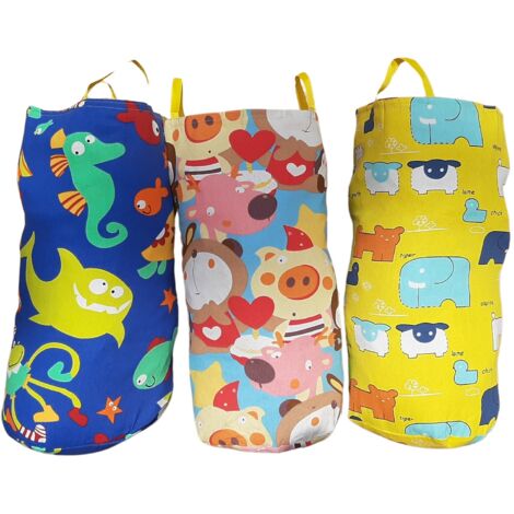 Ensemble de trois sacs de saut MASTER avec imprimé coloré (1/4)