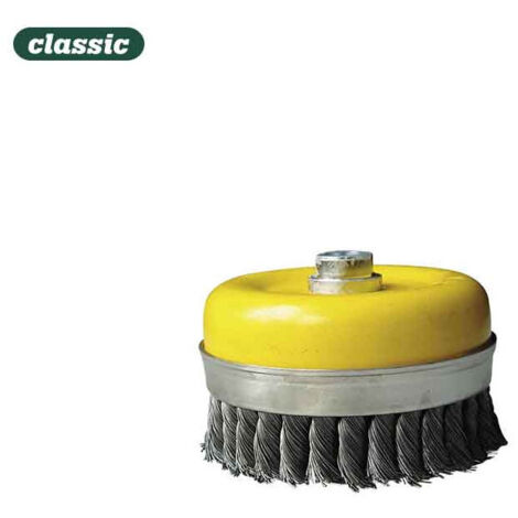 Brosse Soucoupe Acier Torsadé 80mm Décapage Agressif Et Durable - Mota Herramientas (1/2)