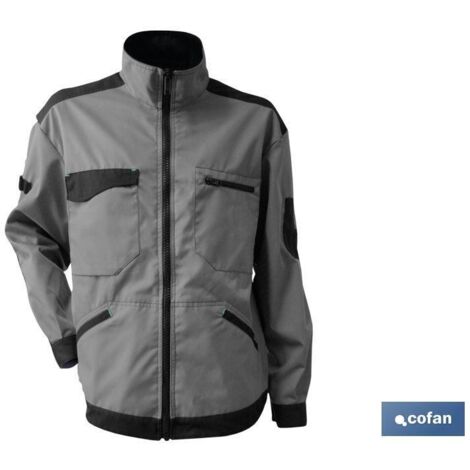 Veste de travail Benz 280 g/m Beige-Noir T-Xxxl (1/4)