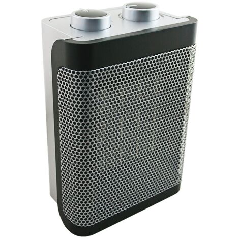 Chauffage de chantier électrique 500W/1000W – Protection antichute – Sécurité surchauffe – Pour espaces confinés et chantiers humides – Haba (1/2)