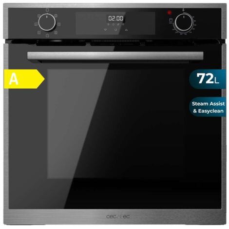 Cecotec – Four chaleur tournante 72L – 7 fonctions dont gril et décongélation – Classe A – Puissance 2800W – Nettoyage vapeur facile (1/5)