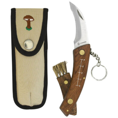 Couteau De Poche à Champignons En Acier Inoxydable Avec Porte-clés + Gaine De Lame 7,5cm Imex El Zorro - El Zorro (1/2)