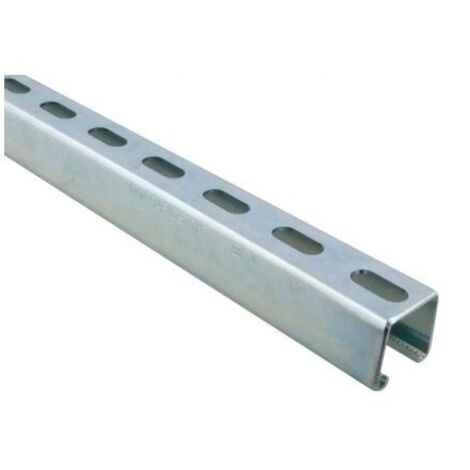 Walraven – Rail de supportage RapidStrut 21 x 41 mm – Acier Sendzimir – Longueur 2000 mm – Pour suspension et supportage