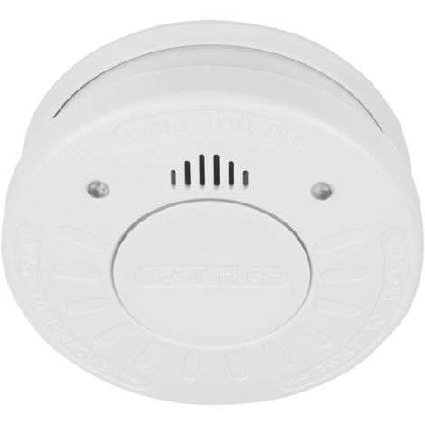 Détecteur de fumée optique 10 ans autonomie – Alarme 85 dB – Installation facile pour pièces jusqu'à 40 m² – Smartwares - W096021