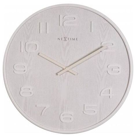 NeXtime 3096WI horloge de horloge de table ou murale de quartz Circle White White (1/5)
