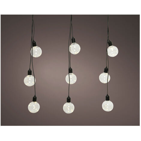 Guirlande Ampoules Exterieur Forme Globe Ip44 3m 12 Leds (1/3)