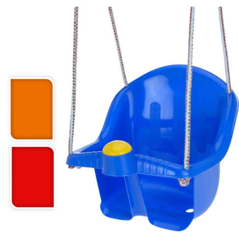 Ac-Deco – Balançoire pour enfants en plastique résistant – Dimensions 36x35,5x35 cm – Poids max 40 kg – Pour jardins et espaces extérieurs (1/2)