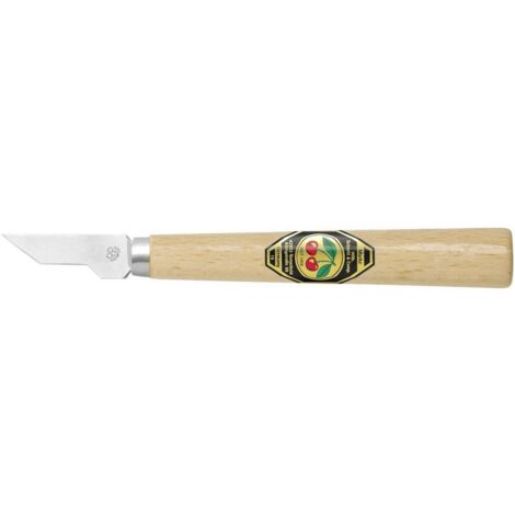 Couteau de sculpteur pour bois dur – Lame étroite pour intarsia – 1 pièce – Coupe nette sans éclat – Kirsche