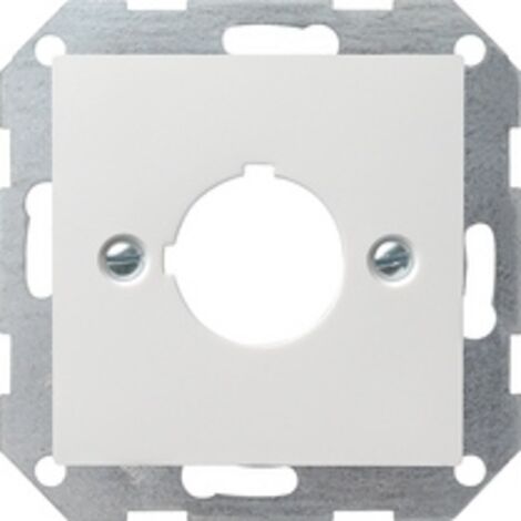 Plaque de finition Gira 027203 traditionnelle universelle blanche (1/2)