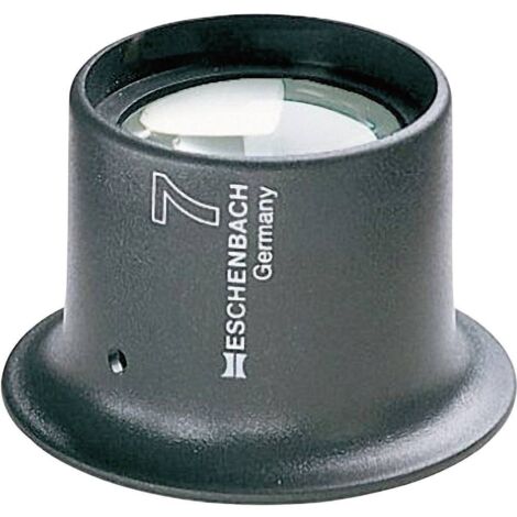 Eschenbach 11247 Loupe d'horloger Grossissement: 7 x Lentille: (Ø) 25 mm anthracite