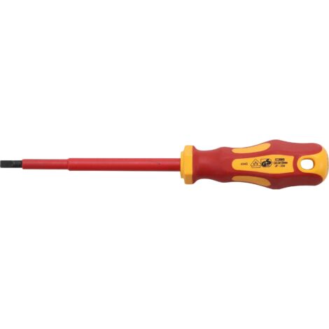 Tournevis BGS Technic 4940 certifié VDE 125 mm lame (1/2)