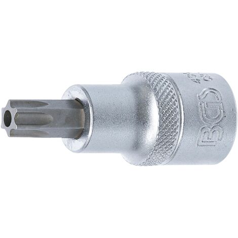 BGS BIT DOUILLE, 1/2, EMBOUTS TORX AVEC ALÉSAGE T50, 1 PIÈCE, 4328 (1/2)