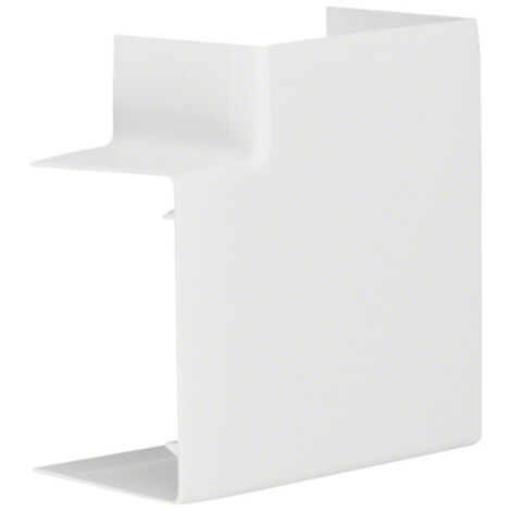 Angle plat pour goulotte de distribution LFF 60x90mm Blanc (1/5)