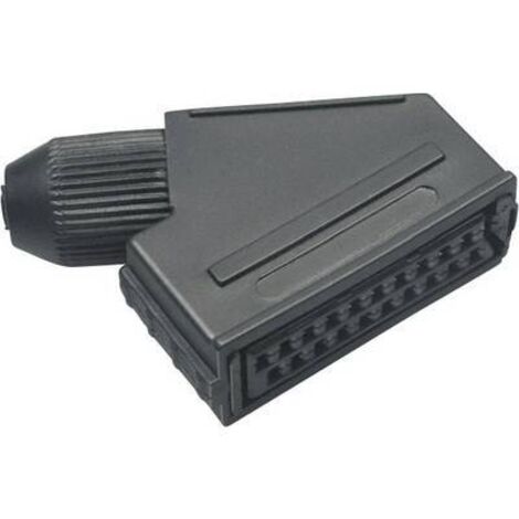 Péritel/Scart femelle, coudé BKL Electronic 0903014 Nombre de pôles: 21 noir 1 pc(s) D20695 (1/2)