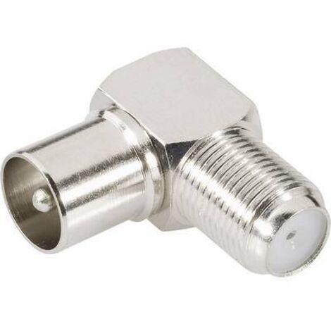 Adaptateur coaxial BKL Electronic 0403133 Coaxial mâle - F femelle 1 pc(s) D90458 (1/2)