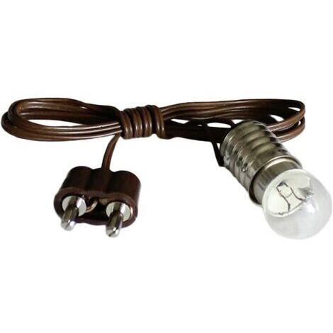 Ampoule à incandescence E10 3,5V – Culot E10 – Lumière chaude 2700K – 40W – Pour éclairage intérieur – Kahlert Licht