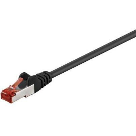 Cable De Connexion Utp Cat 5E 1 M Noir - [1x RJ45 mâle - 1x RJ45 mâle] - DK-1511-010/BLACK - 1.00 m - noir R49856 (1/2)