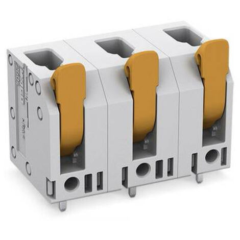 Borne pour circuits imprimés WAGO 2604-3502 4 mm² Nombre de pôles 2 1 pc(s) Q608172 (1/3)