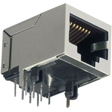 Embase modulaire femelle, horizontale BKL Electronic 143206 RJ45 femelle, coudé Pôle: 8P8C gris 1 pc(s) R55814 (1/3)