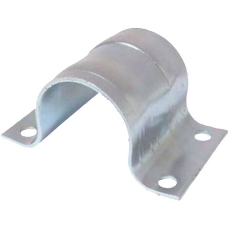 Collier de mât en acier zingué pour mâts 48-50 mm – Fixation optimale avec patins de serrage – Installation facile – Unbekannt