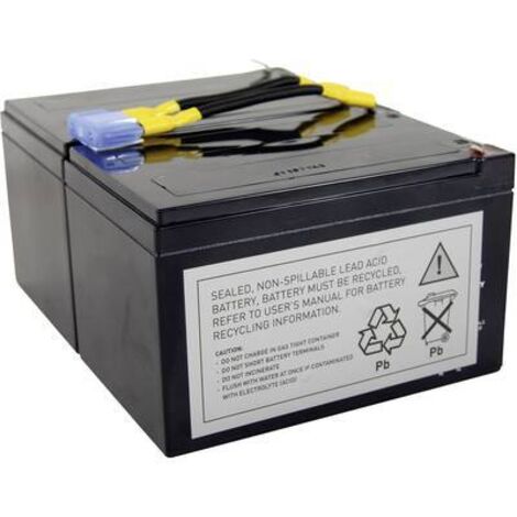 Beltrona RBC6 Batterie pour onduleur remplace la batterie d'origine RBC6 Adapté aux marques APC A39214 (1/2)