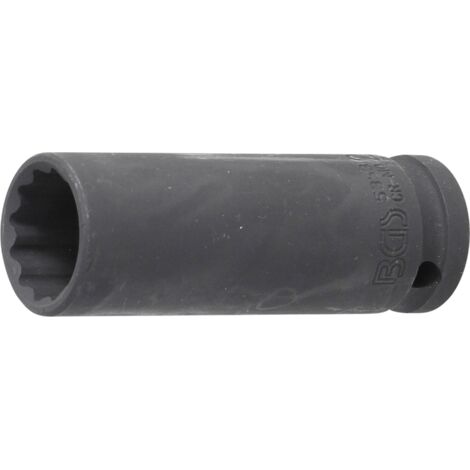 DOUILLE À CHOC, DOUZE PANS, PROFONDE 12,5 MM (1/2'') 21 MM BGS 5353 (1/4)