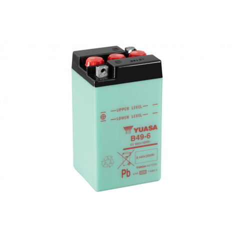 Batterie moto YUASA B49-6 6V 8.4AH (1/3)