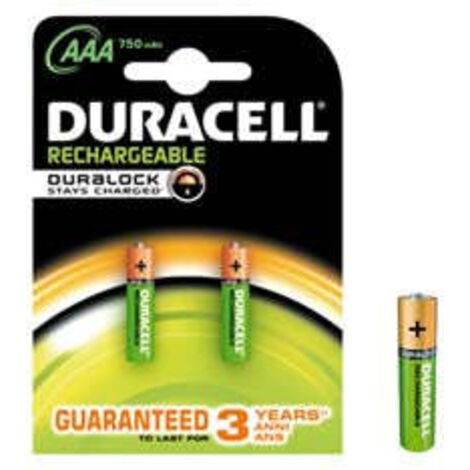 Blister 2 ministry aaa rechargable 1,5v 750mah dure'e 3 ans hr03b2