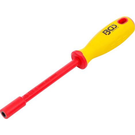 BGS Tournevis à douille VDE hexagonal SW 6 mm Longueur de lame 125 mm - 71086 (1/3)