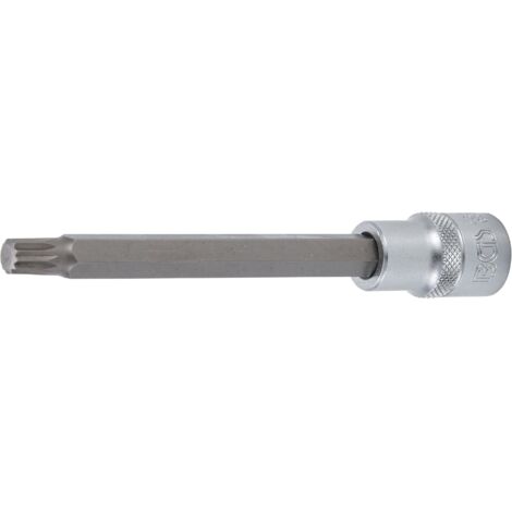 DOUILLE À EMBOUTS  LONGUEUR 140 MM  12,5 MM (1/2'')  DENTURE MULTIPLE INTÉRIEURE (POUR XZN) M9 BGS 4333 (1/2)