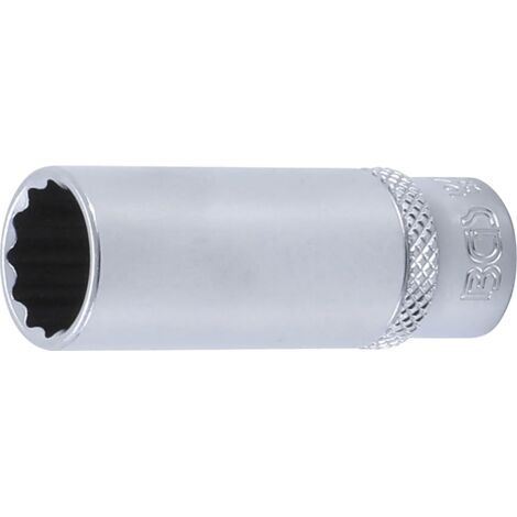 DOUILLE POUR CLÉ, DOUZE PANS, PROFONDE 6,3 MM (1/4'') 13 MM BGS 10713 (1/4)