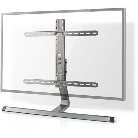 Support TV Full Mouvement integral - 37-75 - Poids d'ecran Maximal Pris en Charge: 40 kg - Inclinable - Rotatif - Hauteurs pre-fixees reglables - Acier/Aluminium - Gris (1/5)