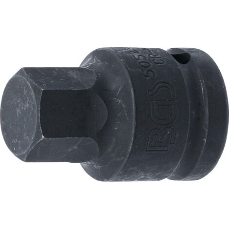 BGS Embout de force entraînement carré intérieur 20 mm (3/4") hexagone intérieur 22 mm - 5054-22 (1/3)