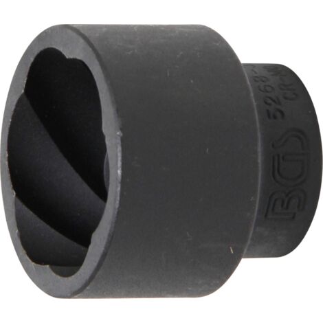 DOUILLE SPIRALÉE/EXTRACTEUR DE VIS 12,5 MM (1/2'') 32 MM BGS 5268-32