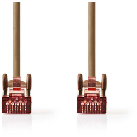 CCGP85221BN100 Câble Réseau Cat 6 S/FTP RJ45 Mâle - RJ45 Mâle 10 m Brun (1/3)