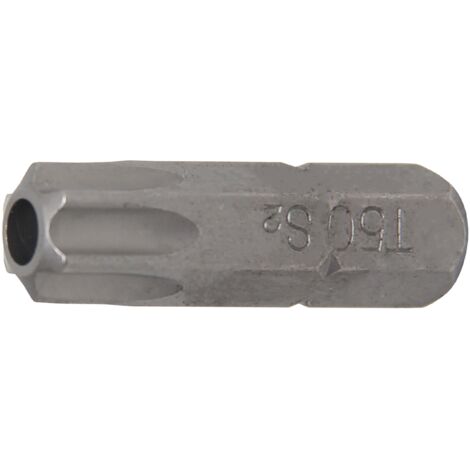 BGS Embout longueur 30 mm 8 mm (5/16") profil T (pour TX) avec perçage T50 (1/2)